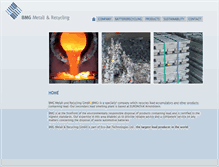 Tablet Screenshot of bmg-recycling.at